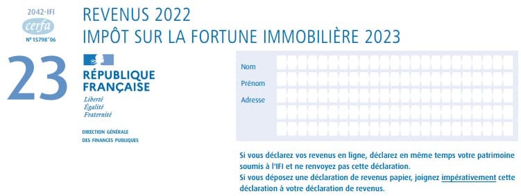 courrier amiable impôts fisc IFI